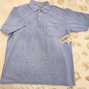 Windham Pointe Men's Blue Shirt Sleeve Polo Shirt Size Small